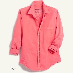Frank & Eileen Famous Denim Barry Shirt in Wild Strawberry